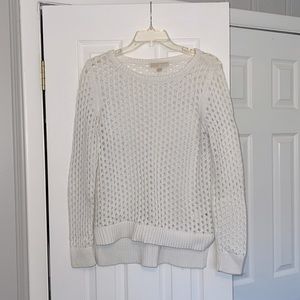 Michael Kors, White Knitted sweater size Large